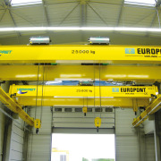 Dubbelligger bovenloopkraan